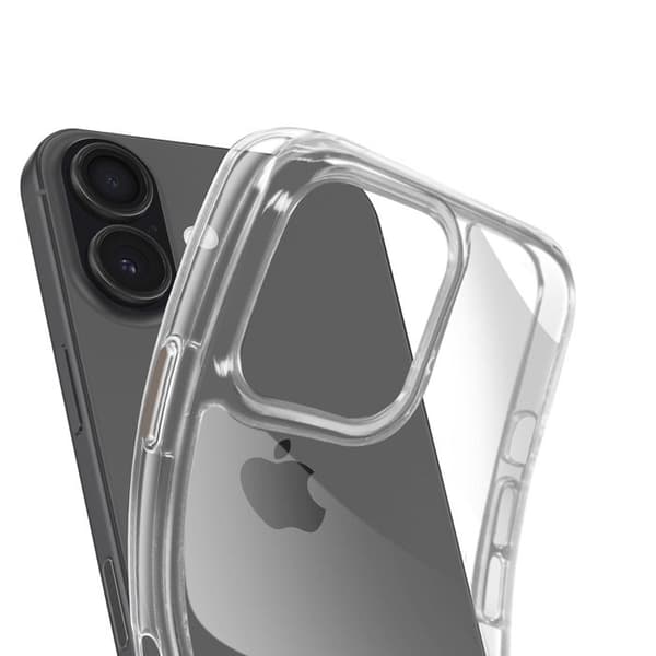 Skydd - iPhone 17 - Enviro Transparent - Stötabsorption - Förhöjda Kanter Vit
