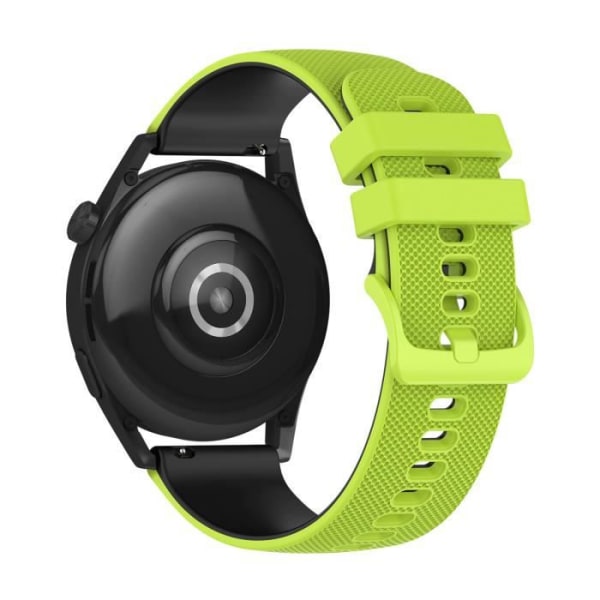 Ranneke Huawei Watch GT3:lle 46mm Bi-Color Textured Silicone Lime Green / Black