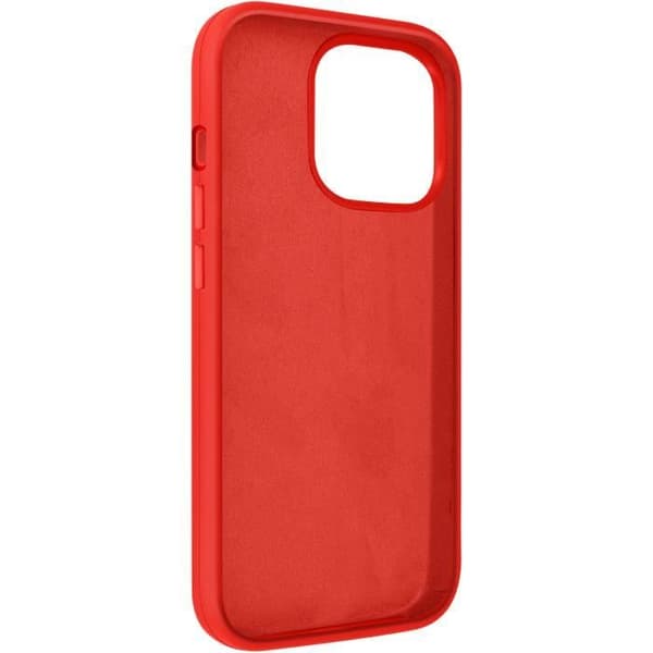 Mobilskal för iPhone 15 Pro Max - MOXIE - Semihård - Röd - Mikrofiberinredning - Stötsäker Röd