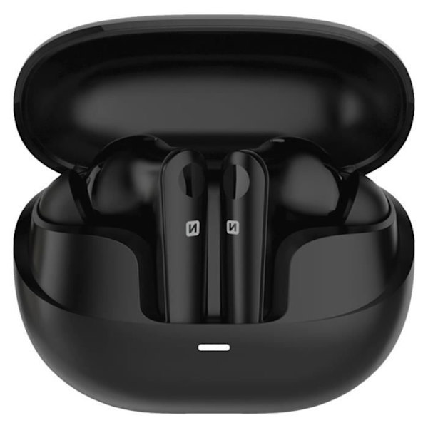 Bluetooth-hörlurar - SWISSTEN - Fokus - Aktiv brusreducering - 35 timmars batteritid - In-ear Svart