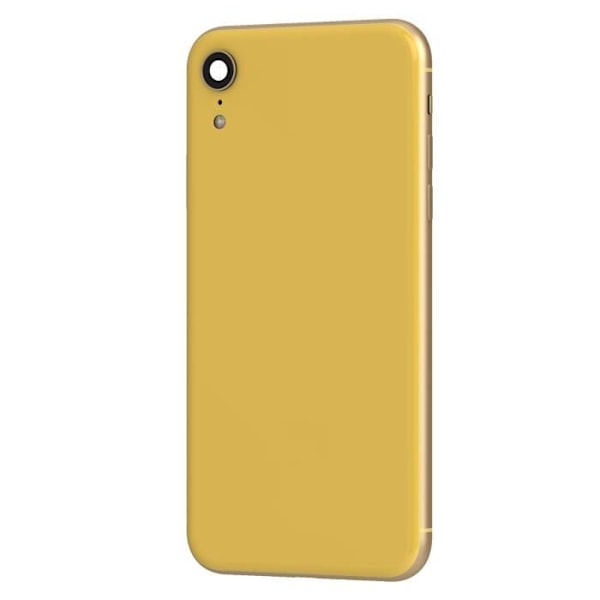 Täydellinen runko iPhone XR:lle - AVIZAR - Keltainen - Keskikehys ja takaikkuna Gul