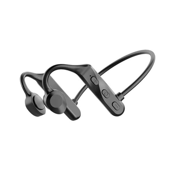 Bone conduction headset - AVIZAR - Stan - Bluetooth 5.2 - Sweat-resistant - Black Svart