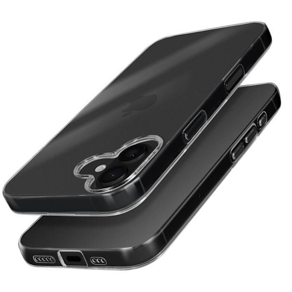 Coque - MAYAXESS - iPhone 16 - Blødt Silikone - Transparent - Beskyttelse mod ridser Transparent