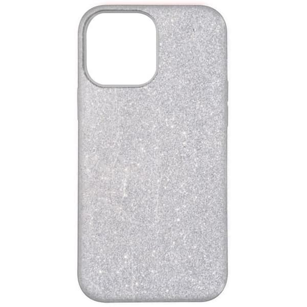 Suojakuori - Silikoni - iPhone 13 Pro Max - Kimaltava - Iskunkestävä - Läpinäkyvä Silvergrå