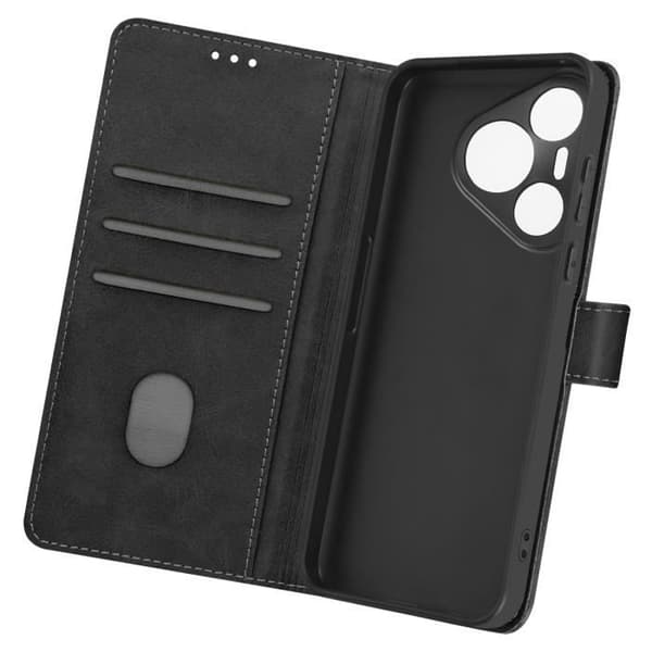 Etui til Huawei Pura 70 Pro Håndledsrem Wallet Video Support Sort Svart