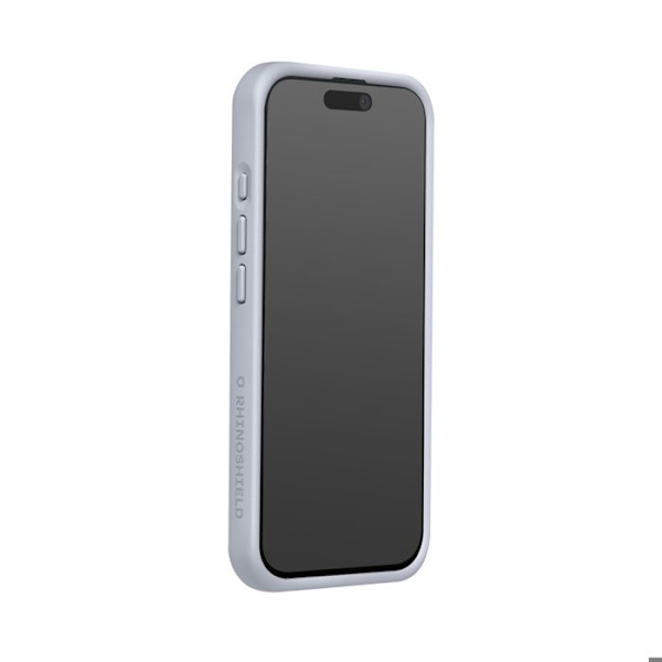 MagSafe-cover til iPhone 15 Pro Max, blød, stødabsorberende, SolidX-serie, Rhinoshield, grå Grå