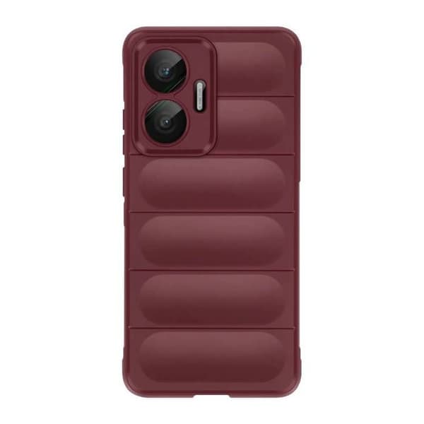 Skyddsskal för Xiaomi Poco F7 Soft Touch Stötsäker Bordeaux Röd