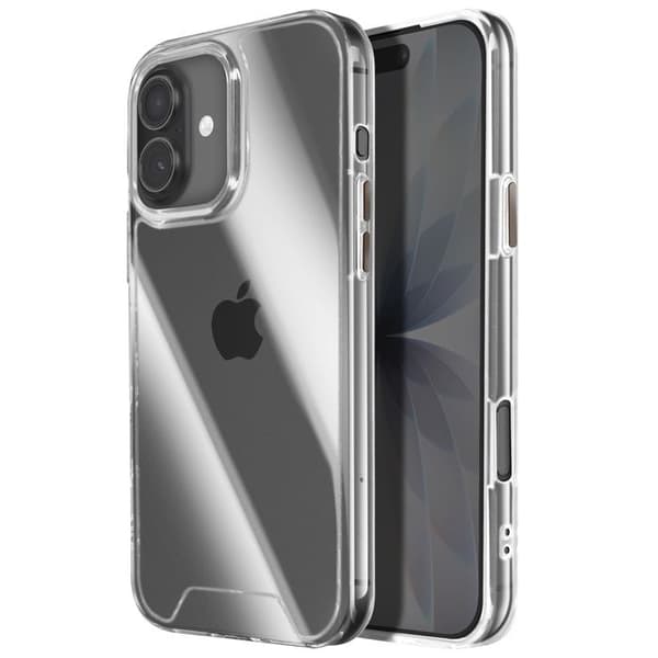 Skydd - iPhone 17 - Enviro Transparent - Stötabsorption - Förhöjda Kanter Vit