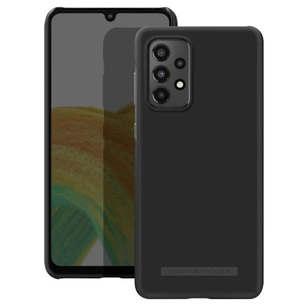 Coque - IDEAL OF SWEDEN - Samsung Galaxy A33 5G - Ultra tunn - Svart - Skydd mot repor Svart