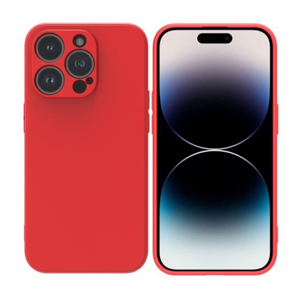 MYWAY SMOOTHIE CASE TPU RED IPHONE 14 PRO Röd