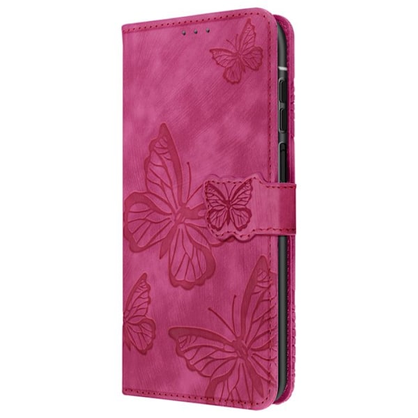 Samsung Galaxy A26:n Fuchsia-sateenvarjo ja näytötuki Rosa