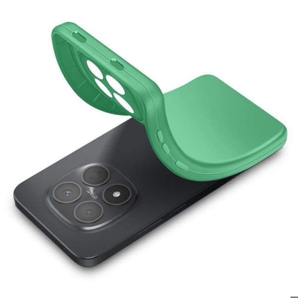 Silicone Cover til Redmi Note 15 Pro Plus med Forstærkning til Kamerablok Grøn Grön