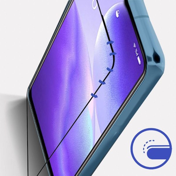 3MK Oppo Reno 5/5K 5G förstärkt härdat glas - HardGlass Max Lite™ - transparent - TU