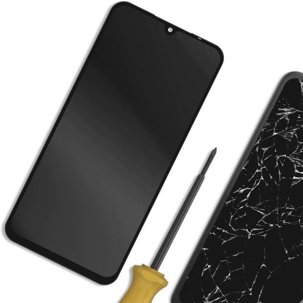 Skærm til Galaxy A17 5G LCD-panel med touchglas Kvalitet In-Cell Sort Svart