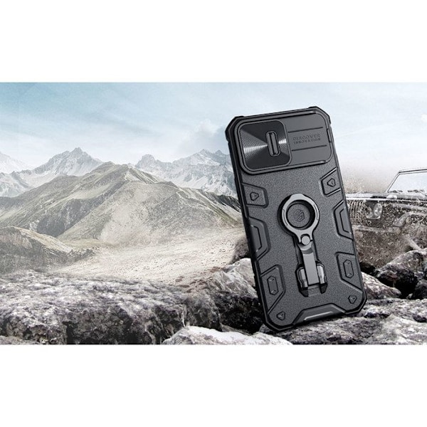 Coque для iPhone 14 Pro Модель CamShield Armor Pro Магнитный Nillkin Чёрный Svart