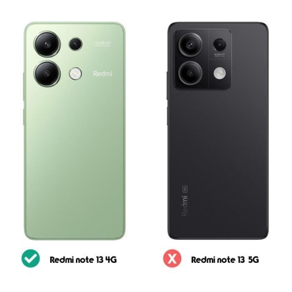 Kotelo Xiaomi Redmi Note 13 4G Soft Kierrätettävä Kierrätettävä Muvit Transparent