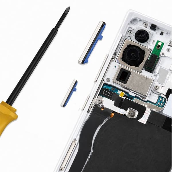 Power- og lydknapper til Samsung Galaxy Note 20 / Note 20 Ultra Hvid Vit
