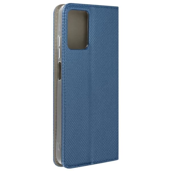 Etui til Motorola Moto G24 Granulated Effect Card Holder Video Support Blå