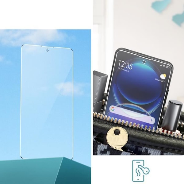 Suojakalvo - AVIZAR - Xiaomi Redmi Note 12 Pro/Pro Plus - Läpinäkyvä - Iskunkestävä - Erittäin ohut Transparent