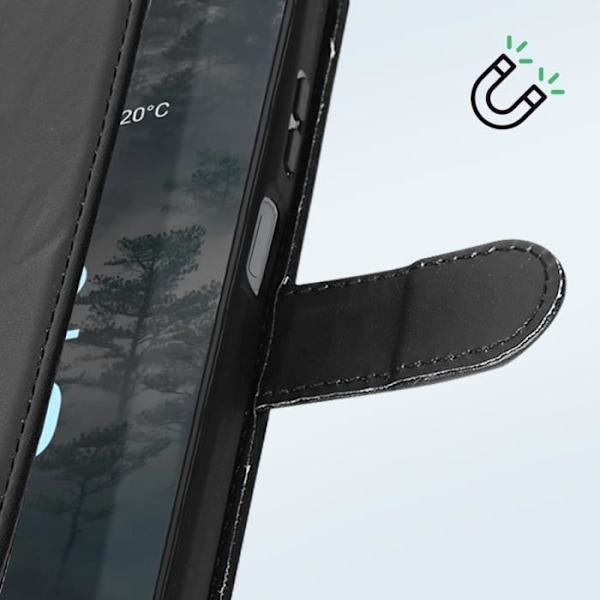 Taske til Nokia G60 5G - Tactical Field Notes - Wallet Video Support - Sort