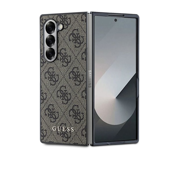 Suojakuori Samsung Galaxy Z Fold6:lle - Guess Hardcase 4G (GUHCZFD6GF4GBR) - ruskea