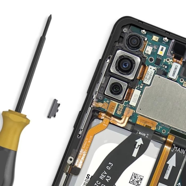 Power-knap til Samsung Galaxy S21 FE Sort Svart