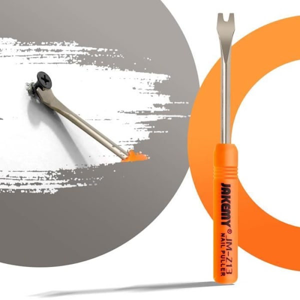 JM-6124 Skruetrækkersæt - JAKEMY - Sort - 45 magnetiske bits - Opbevaringsboks