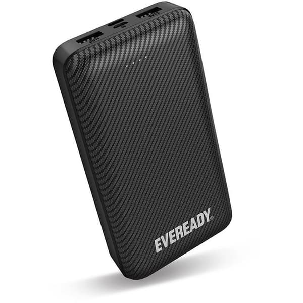 Ulkoakku - ENERGIZER - EVEREADY PX20B - 20000 mAh - USB-A/Micro-USB - Musta Sort