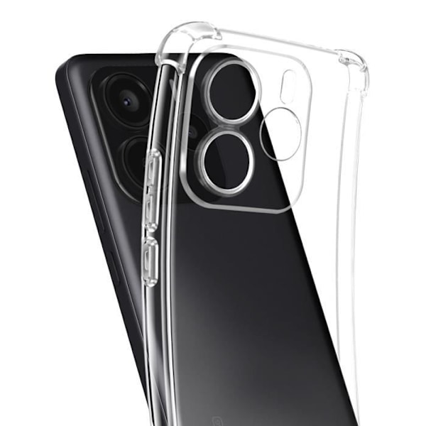 Stötsäker skal för Xiaomi Redmi Note 14 5G med förstärkta hörn Mayaxess Transparent Transparent