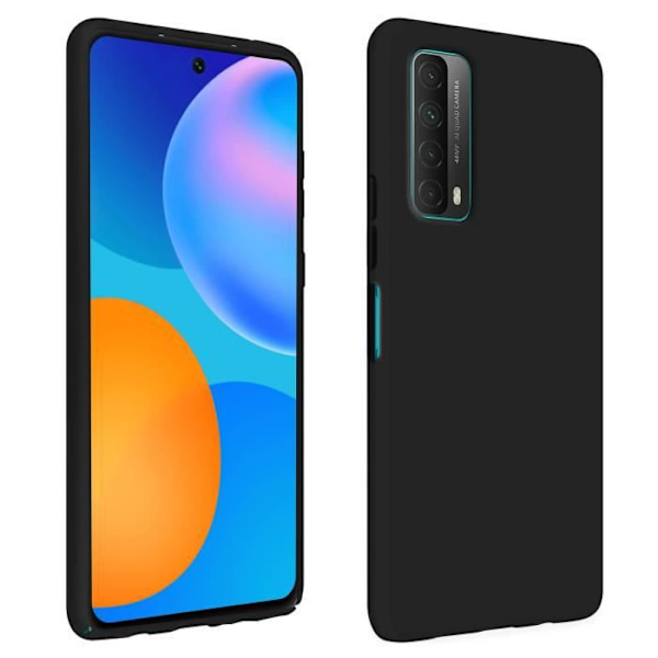 Suojakuori - Huawei - P smart 2021 - Pehmeä silikonigeeli - Soft Touch - Musta Svart