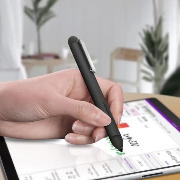 Taktile Stylus - AVIZAR - Høj Præcision - 1024 Trykniveauer - Kompatibel med Microsoft Tablets - Sort