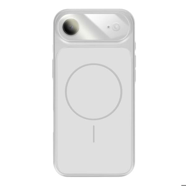 MagSafe-skal för iPhone Air Hårt med Glas Skydd Kamera Silver Grå