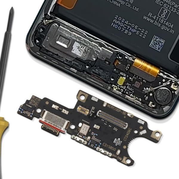 USB-C laddare för Honor 200 Pro med Honor SIM-kortläsare Svart Svart