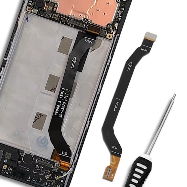 Skærmglas - AVIZAR - Xiaomi Redmi Note 11 Pro 5G/4G - Farve Sort - 100% Kompatibel Svart