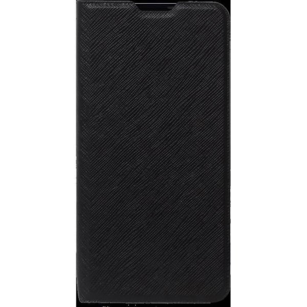 Galaxy A70 sort stander etui Svart