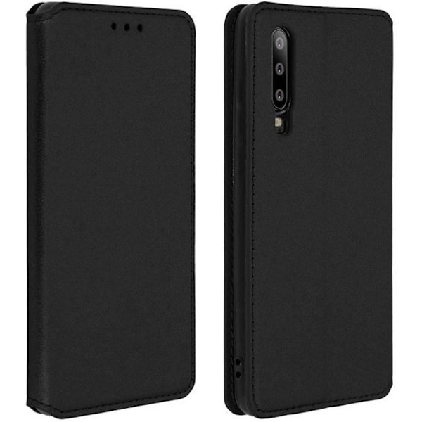 Housse - AVIZAR - Huawei P30 - Folio Bælteetui - Øko-læder - Sort Svart