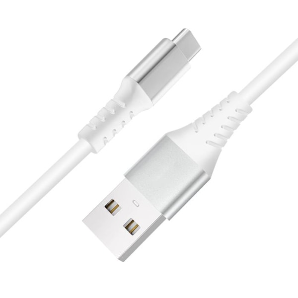 USB til USB-C opladerkabel 36W Hurtigopladning Længde 1.2m LinQ Hvid Vit