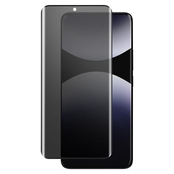 Hærdet Glas til Xiaomi Redmi Note 14 Pro og Pro Plus Anti-spion iMak Sort Svart