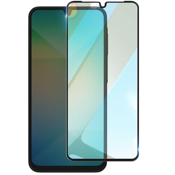 Skærmbeskyttelse til Galaxy A17 Hybrid Design Full Glue 5D Transparent Vit