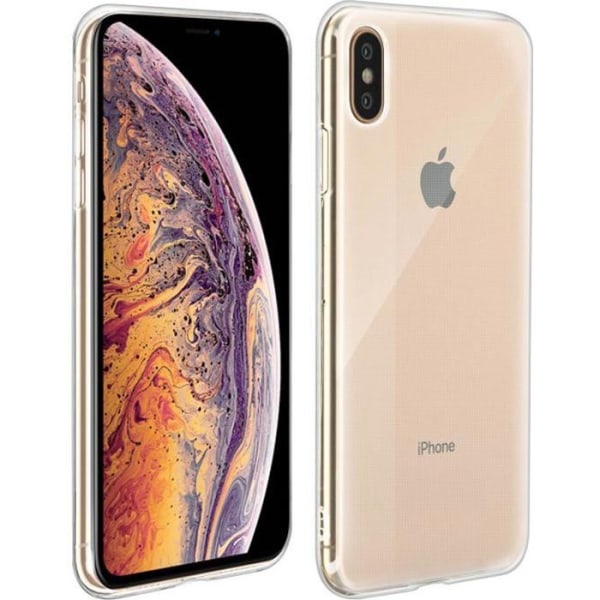 iPhone XS Max Cover Beskyttende Silikone Blød Ultratynd Gennemsigtig