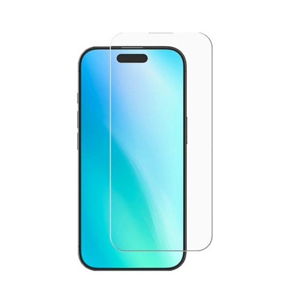 iPhone 16 Pro Suojapaketti, Pehmeä TPU Kuori ja 7H Lasi, Moxie Kirkas Vit