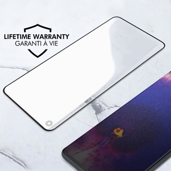 Näytönsuojakalvo - FORCE GLASS - Oppo Find X5 Pro - 9H+ Kovuus - Täysi 3D-suoja - Elinikäinen takuu Svart