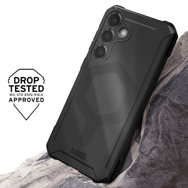 Samsung S25 Plus Mehiläispesä Läpinäkyvä Essential Armor UAG Musta Svart