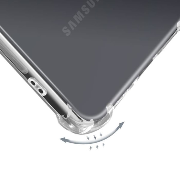 AVIZAR kotelo Samsung Galaxy A55 5G:lle - Pehmeä geelisilikoni - Iskunkestävät vahvistetut kulmat - Läpinäkyvä Transparent