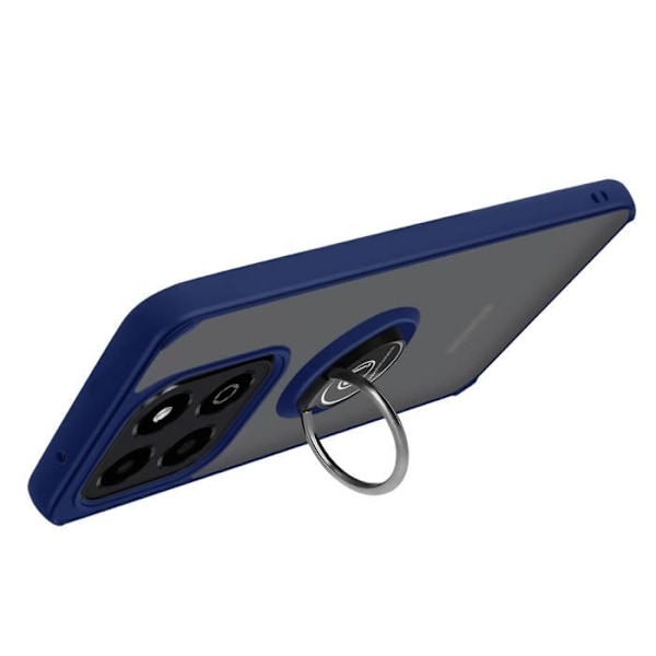 Coque - Honor - X6b - Stötsäker - Metallring - Mörkblå Blå