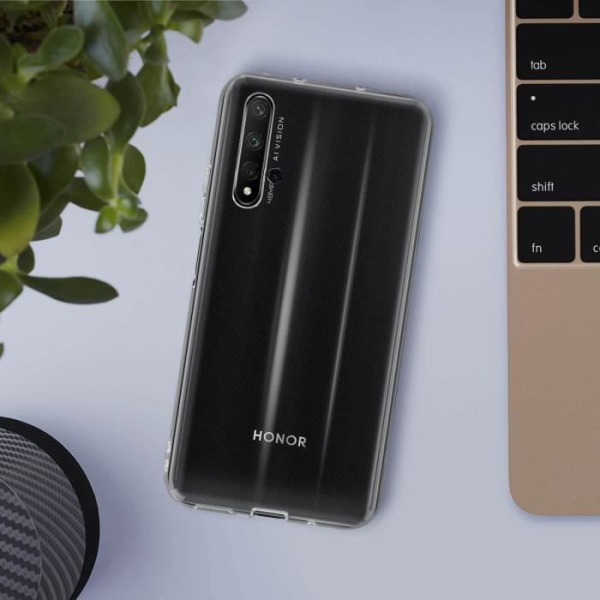 Coque - AVIZAR - Honor 20 / Huawei Nova 5T - Motståndskraftig Silikon - Ultra Tunn - Transparent Vit