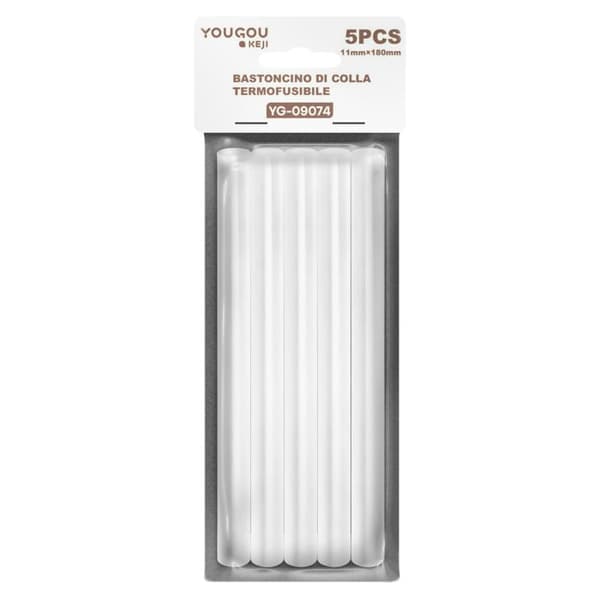 5-pack av limstift 11x180mm vit Vit