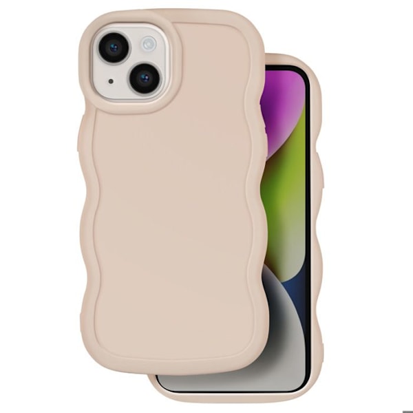 Coque Candy til iPhone 14 Stødabsorberende Beige Beige