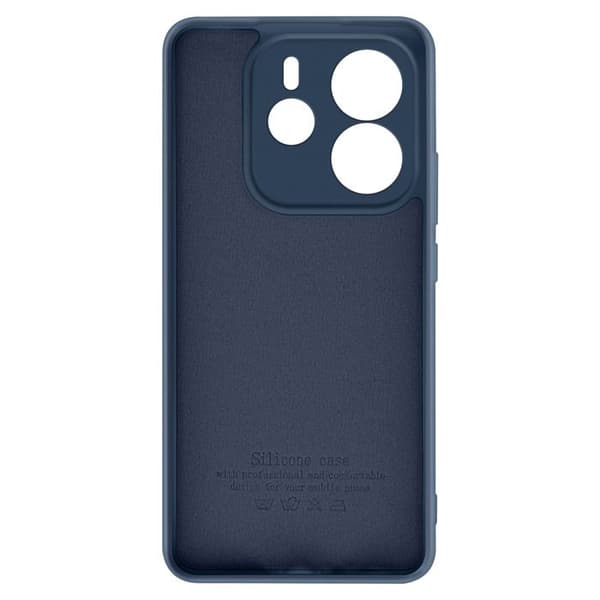 Skal - AVISERA - Xiaomi Redmi Note 14 4G - Semi-rigid - Anti-spår - Mörkblå Blå