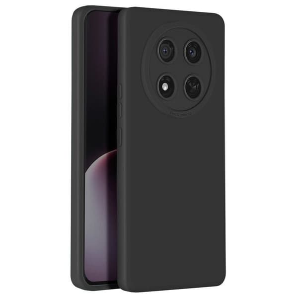 Coque - Honor - Magic 7 Lite - Blød Silikone - Beskyttet Kamera - Elegant Svart